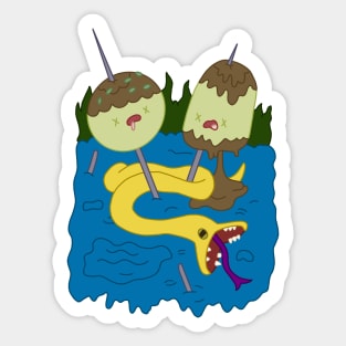 Marceline's band t-shirt Sticker